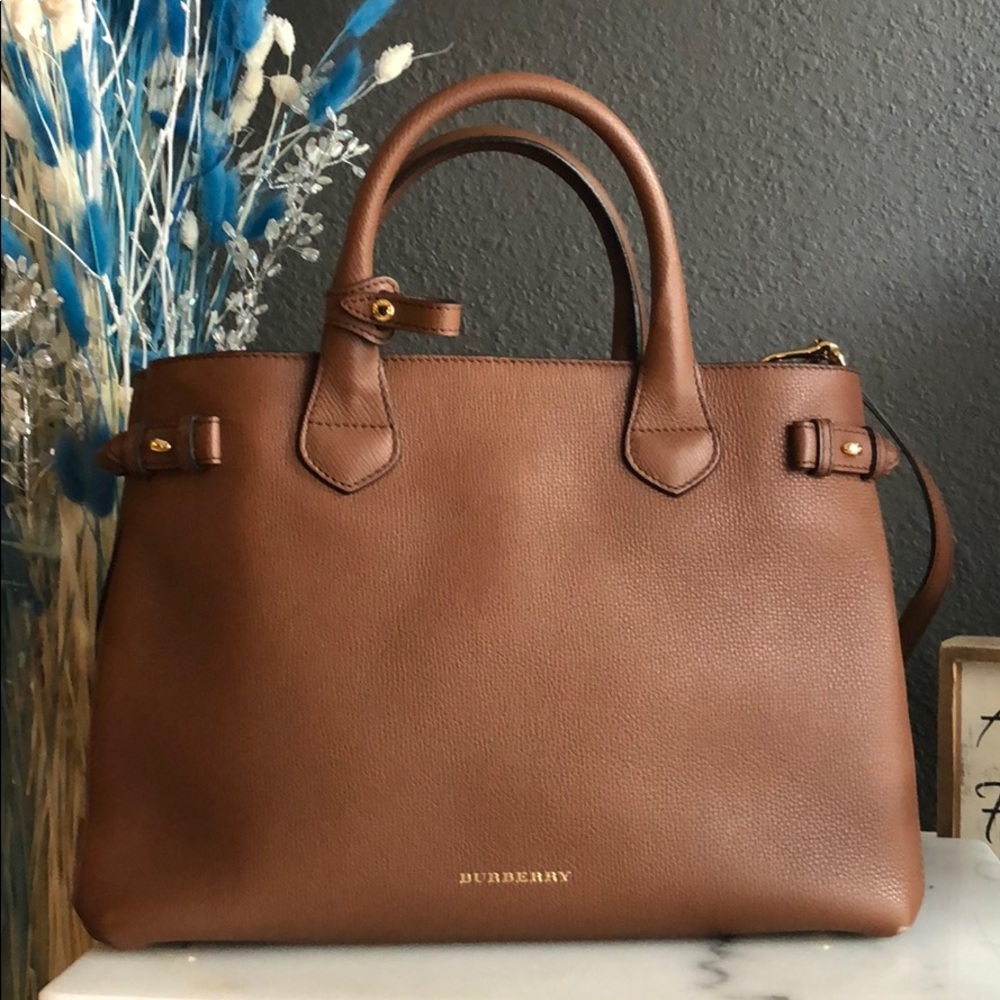 COPY - Burberry House Check Derby Leather Medium